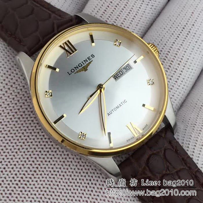 LONGINES浪琴 全自動機械 時尚男士腕表 WSS2361